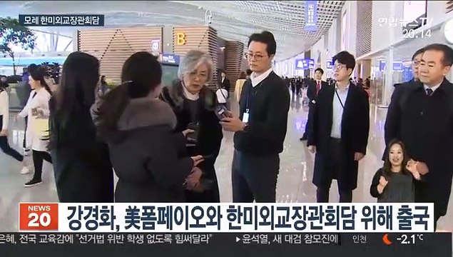강경화 방미…폼페이오와 호르무즈 파병·대북공조 논의