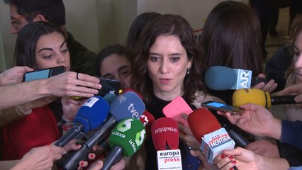 Ayuso asegura que la libertad "es más importante" que la igualdad