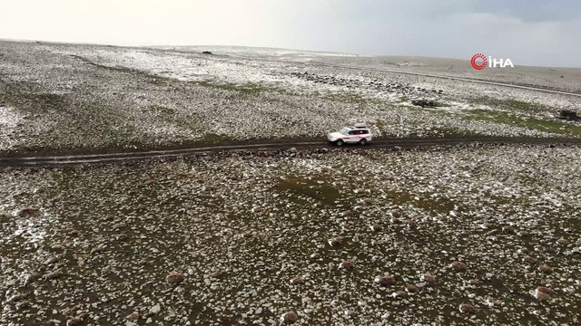 Siverek'te sağlık ekiplerinin zorlu kış mesaisi