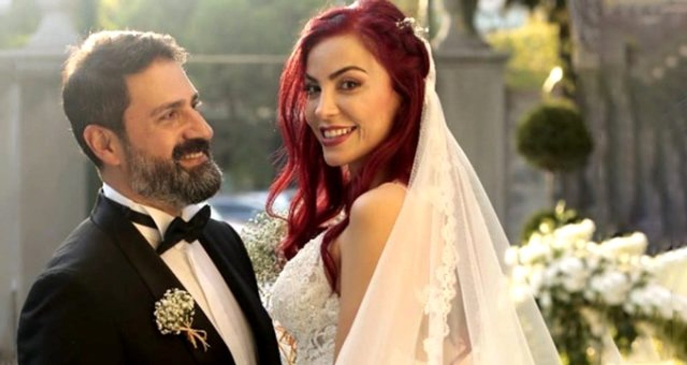 Özlem Gültekin ile evlenen gazeteci Erhan Çelik...