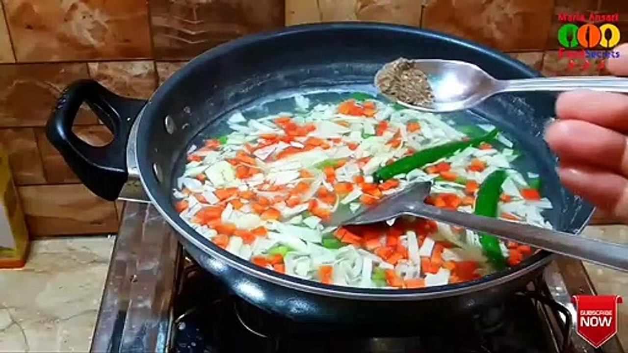 Hot And Sour Soup Recipe -- How To Make Hot And Sour Soup At Home By Maria Ansari ☆