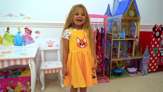 Diana and her school morning routine Диана и ее утренняя рутина