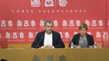 Rueda de prensa de Toni Cantó en les Corts Valencianes