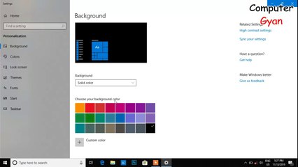 Desktop Options (Chapter -5) | Window 10 | complete tutorial in Hindi