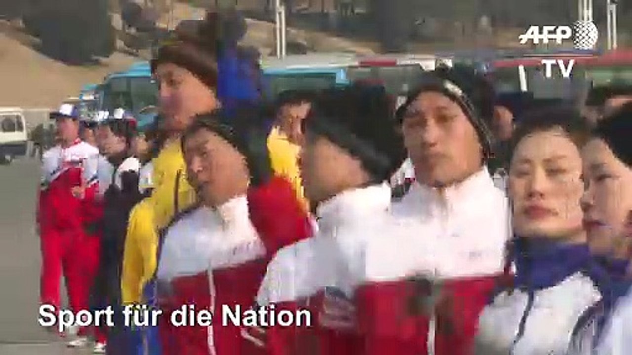 Kollektives Teakwondo in Pjöngjang