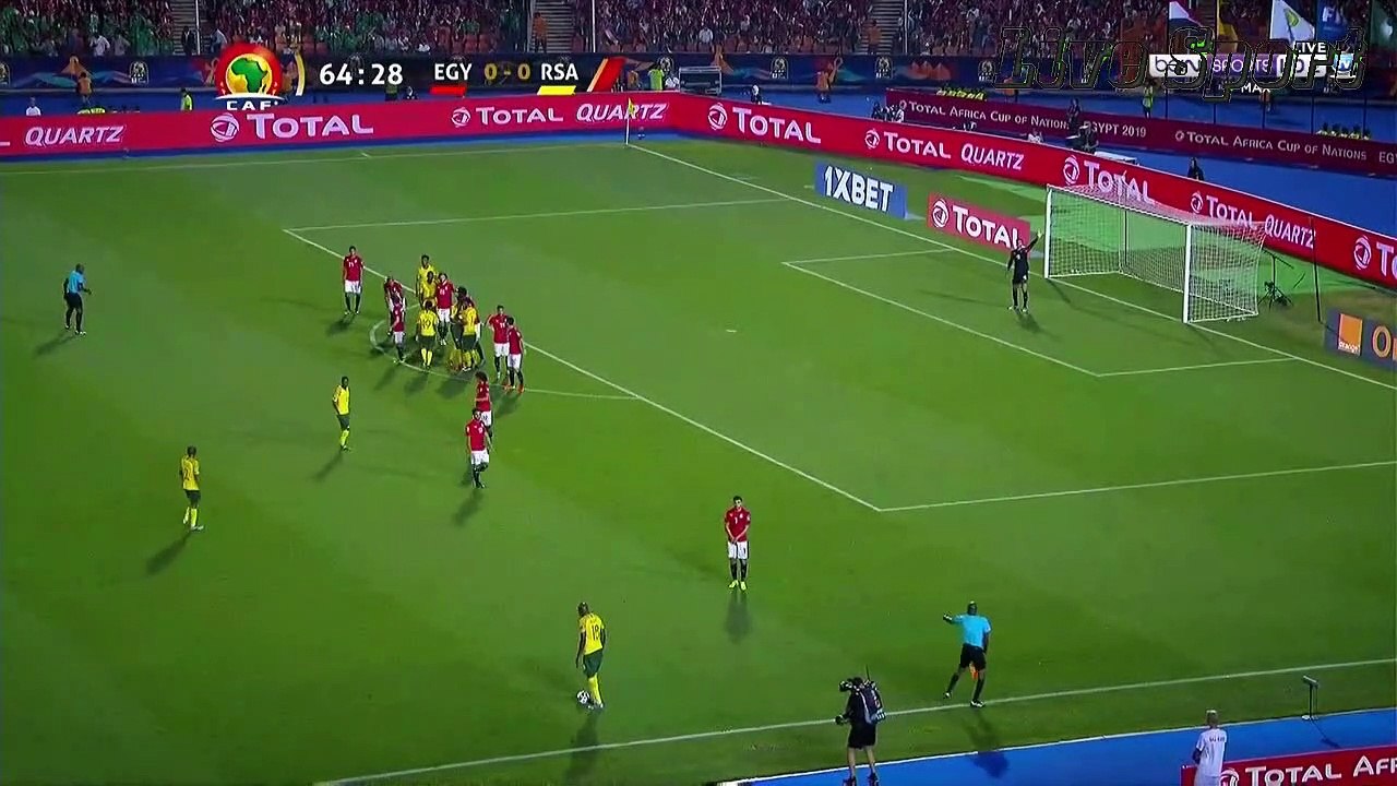 الشوط الثاني مباراه منتخب مصر و جنوب افريقيا  1...