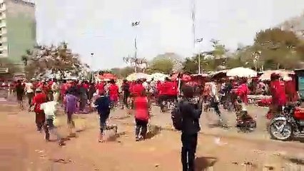 Manif du FNDC, largement suivie à, Fria 1