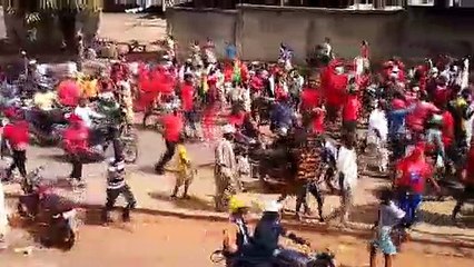Manif du FNDC largement suivie à Fria. Acte 4.