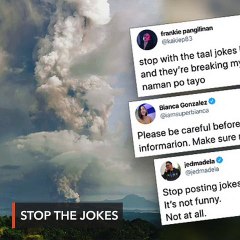 Download Video: 'Stop the jokes': Celebrities call for sensitivity as Taal Volcano threat looms