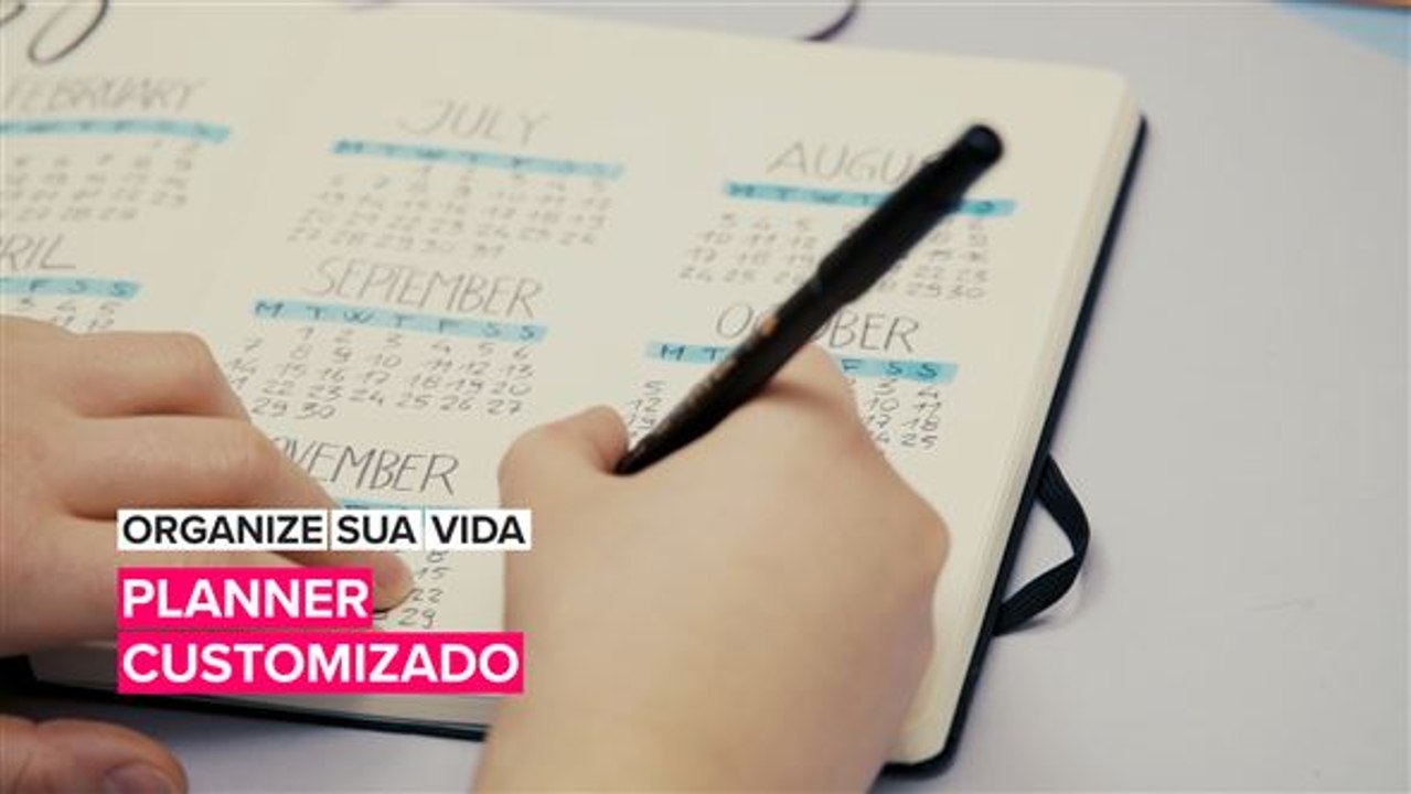 Organize sua vida: Planner customizado