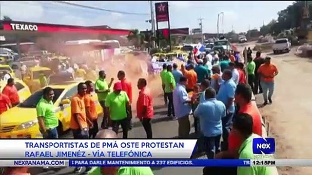 Transportistas de Panamá Oeste protestan - Nex Noticias