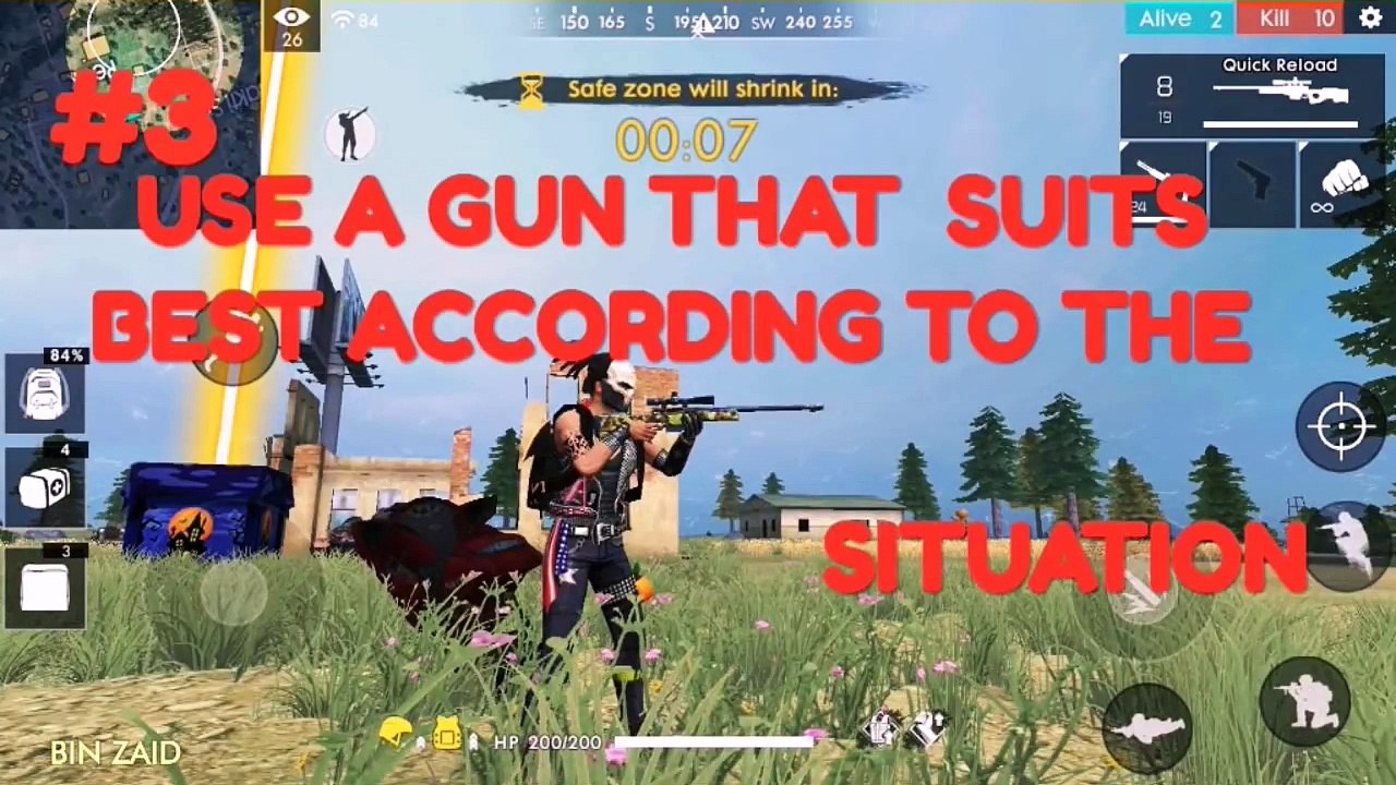10 PRO TIPS TO WIN EVERY RANKED GAME - FREE FIRE - Fully explained - bin zaid