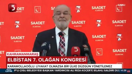 Karamollaoğlu'dan, "100 belediye AKP'ye geçiyor" diyen AKP'li Turan'a: Haysiyetsizlik, buna insanlık, demokrasi denir mi!