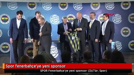 Spor fenerbahçe'ye yeni sponsor