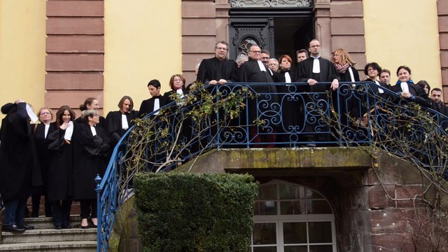 Réforme des retraites : les avocats de Saverne retirent leurs robes
