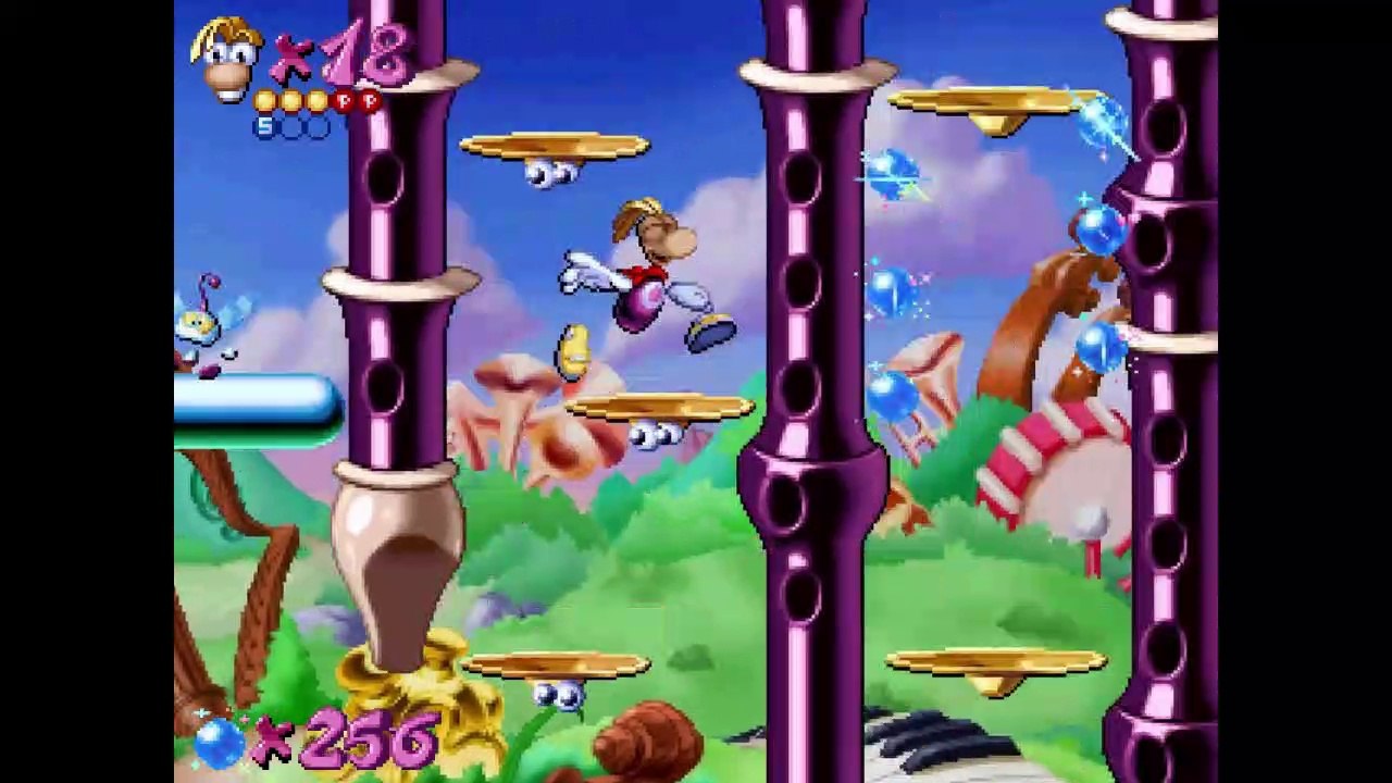 MortaLet's Play - Rayman Redemption Gameplay Demo [Partie 3 : La Butte aux Bongos]