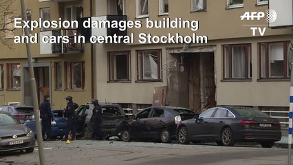 Explosion rocks Stockholm residential building
