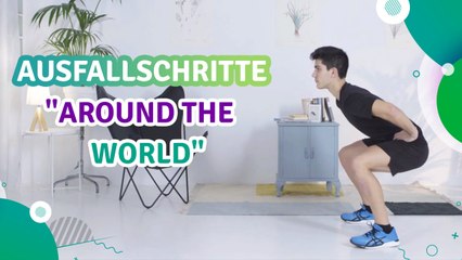Ausfallschritte "Around the world" -  Du Bist Fit