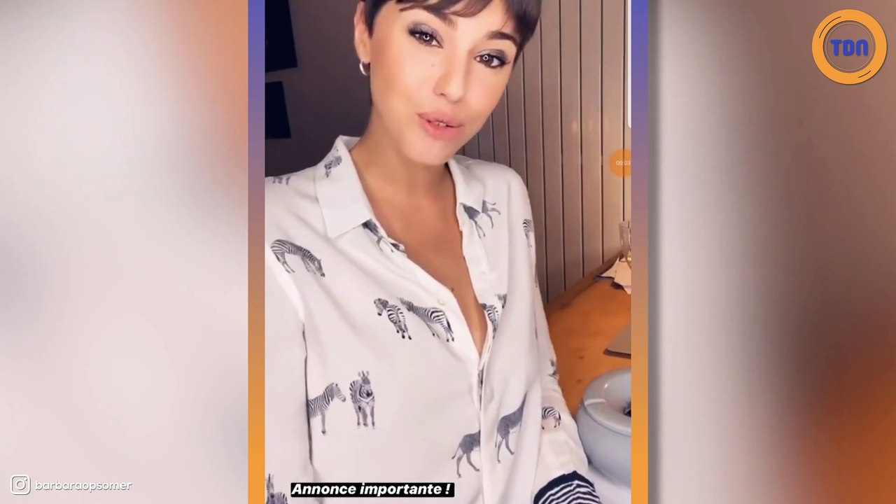 Barbara Opsomer a une grande annonce à faire