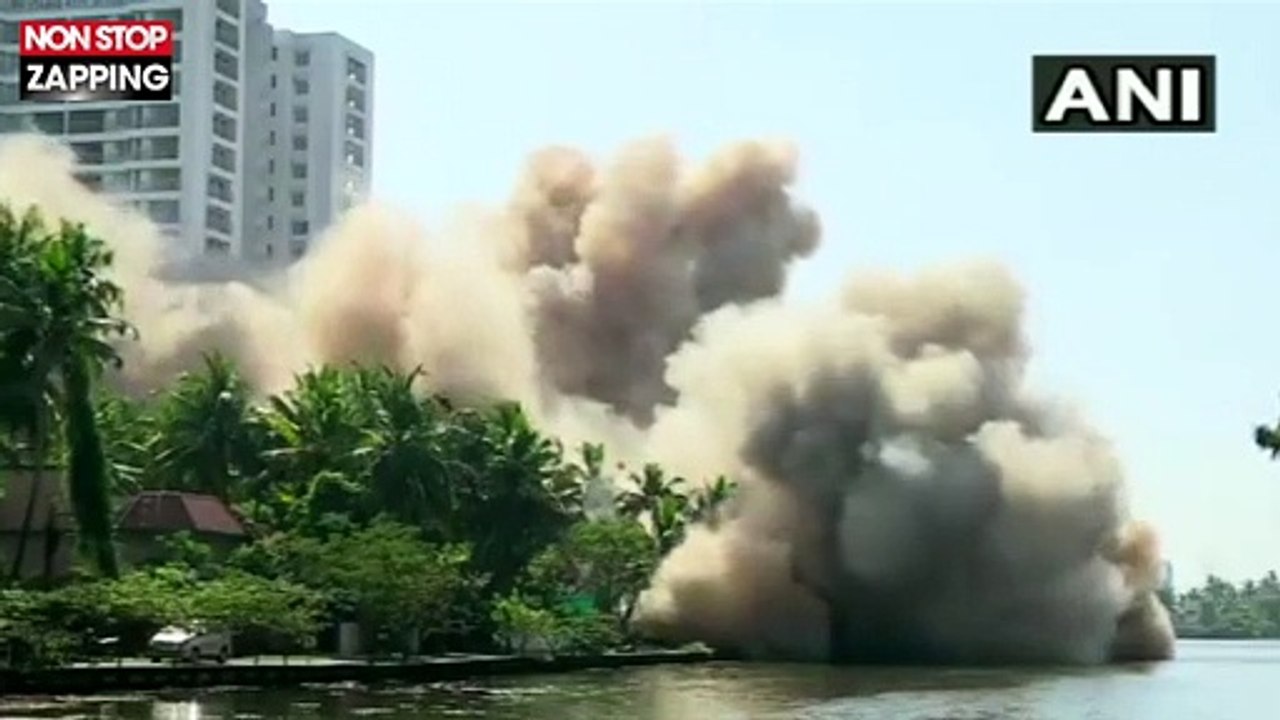 Inde : l’impressionnante destruction de centaines de logements de luxe (vidéo)