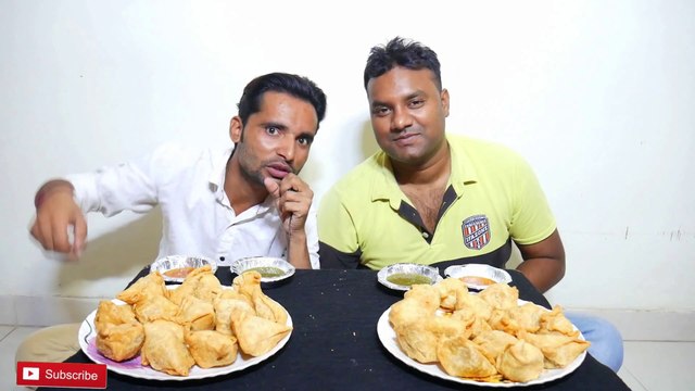 15x Tasty Samosa Eating Challenge Hot 7 Tasty Samosa Eating Competition | Indian Street Food | Food Challenge India
