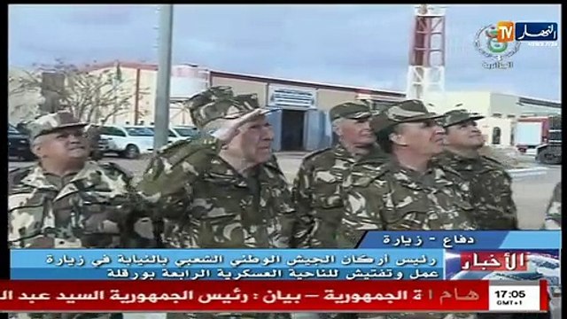 اللواء السعيد شنقريحة في زيارة عمل وتفتيش إلى الناحية العسكرية الرابعة بـ ورقلة