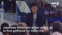 FILE : Wanted: Girlfriend to fly to the Moon with Japanese billionaire