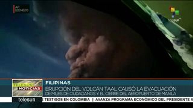Filipinas: el volcán Taal erupciona y provoca miles de evacuados
