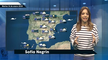 El tiempo: pronóstico para el martes 14 de enero