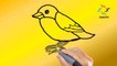 How to draw a Bird step by step।।Kids Drawing।।Samiul Art.