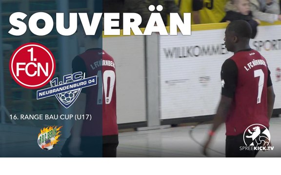 Nürnberg ruhig und gelassen ins Finale | 1. FC Nürnberg U17 - Neubrandenburg 04 U17
