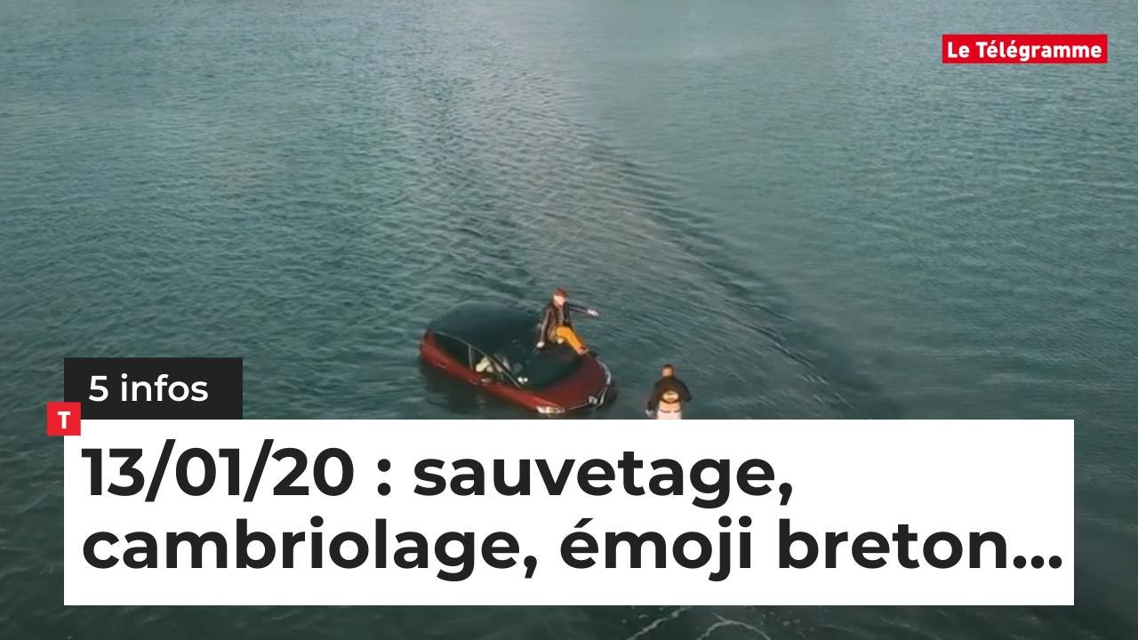 Sauvetage, cambriolage, emoji breton... 5 infos du 13 janvier