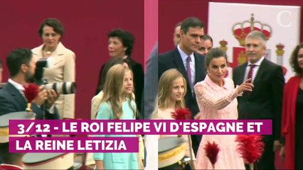 Letizia d'Espagne émue à son arrivée aux obsèques de Pilar de Bourbon