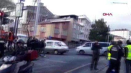 İstanbul-güngören'de trafik kazası, tramvay seferleri aksıyor