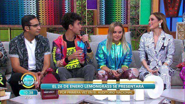 Lemongrass nos platica todos los detalles de su concierto en el Auditorio Nacional.|Venga La Alegría