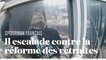 Retraites : Le "Spiderman français" Alain Robert escalade la tour Total en soutien aux grévistes