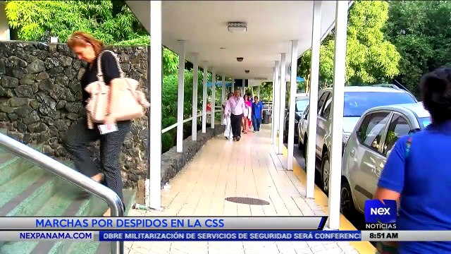 Marchas por despidos en la CSS - Nex Noticias