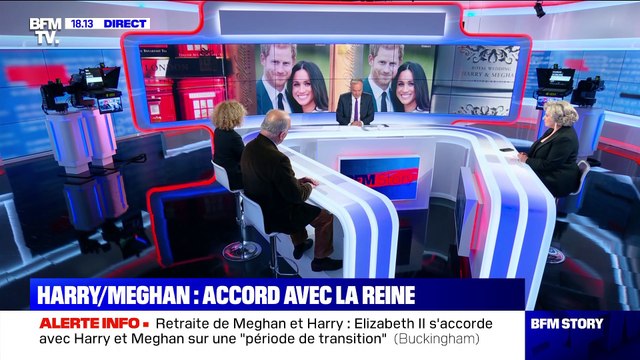 Story 4 : La Reine Elizabeth II s'accorde avec Harry et Meghan sur une période de transition - 13/01