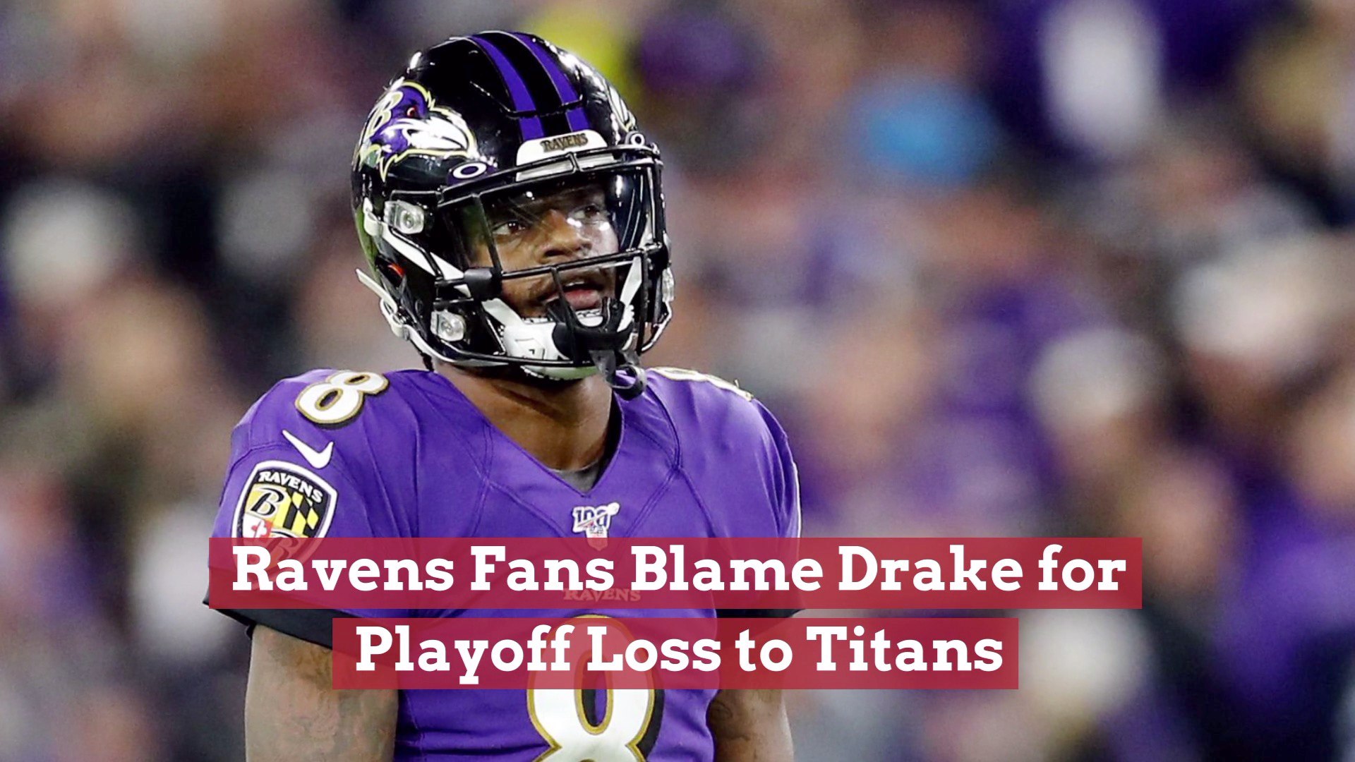 Ravens fans worried about 'Drake curse' ahead of NFL playoffs