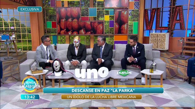 Myzteziz Jr. se encuentra consternado por el lamentable fallecimiento de La Parka. |Venga La Alegría