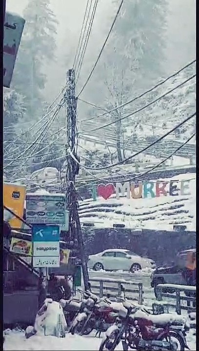 Snow fall  in murree