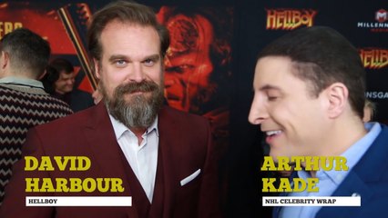 NHL Celebrity Wrap: David Harbour Shares Pizza Delivery Stories & More 🍕