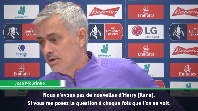 Tottenham - Mourinho ne veut plus parler de Kane