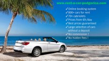 Cheap Car Hire at Podgorica (Airport), Montenegro from €9/day - How to Book Tutorial