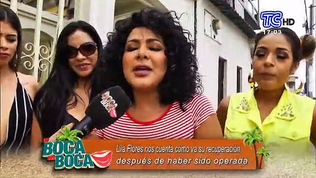 Lila Flores nos cuenta cómo va su recuperación despues de haber sido operada