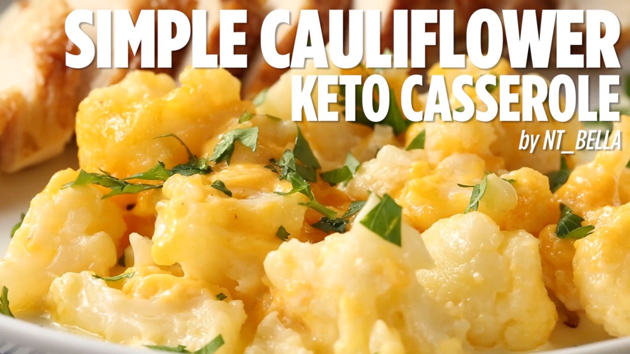 Simple Cauliflower Keto Casserole video Dailymotion