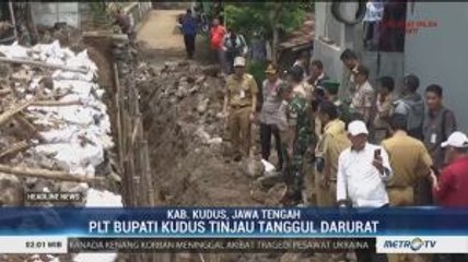 Plt Bupati Kudus Tinjau Tanggul Darurat Sungai Piji