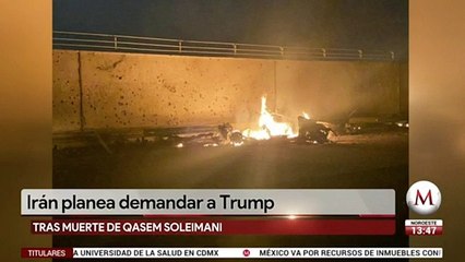 Irán demandará a Trump por muerte del general Soleimani