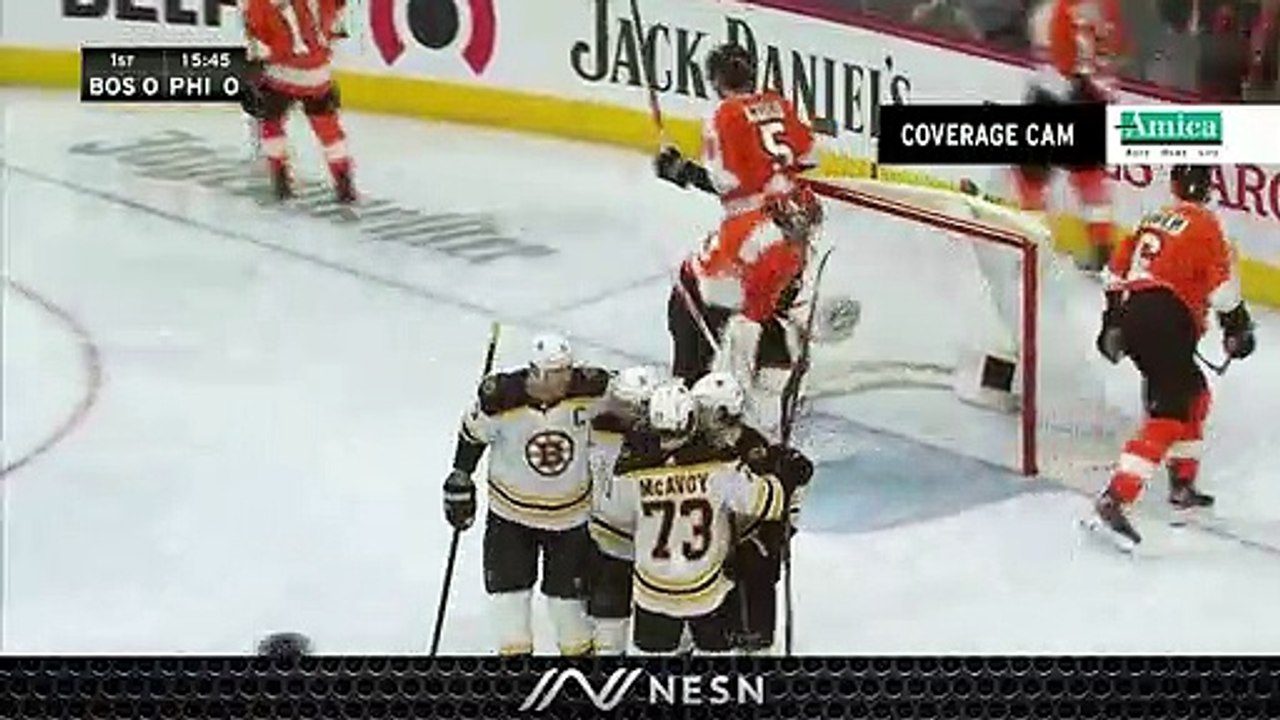Bruins Take Early Lead Vs. Flyers As Anders Bjork Ends Goal-Less Streak