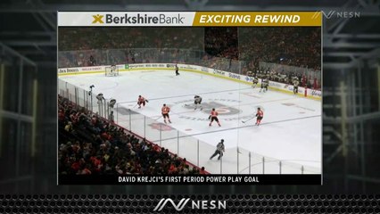 David Krejci Notches First Of Two Goals With Power Play Strike Vs. Flyers